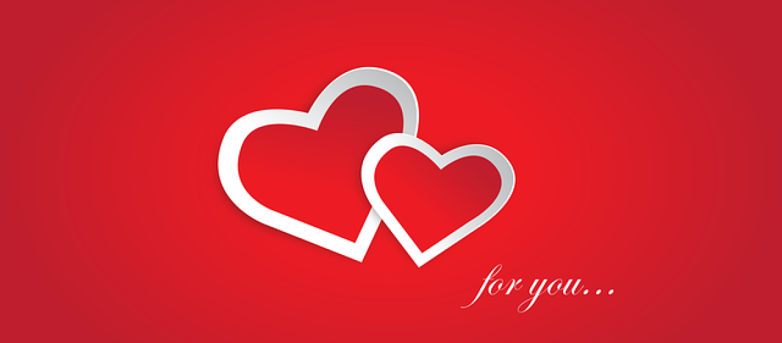 Valentinstag romantisches Paket